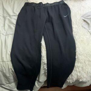 Black Nike joggers